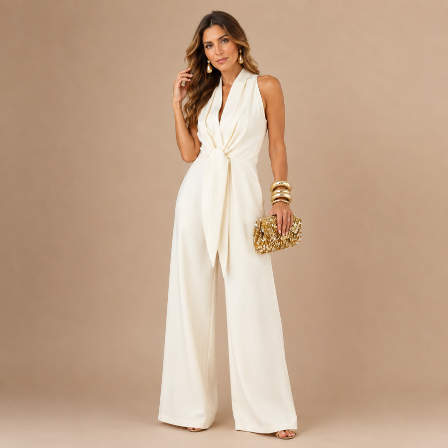 WERONIKA | Elegancki Kombinezon Maxi